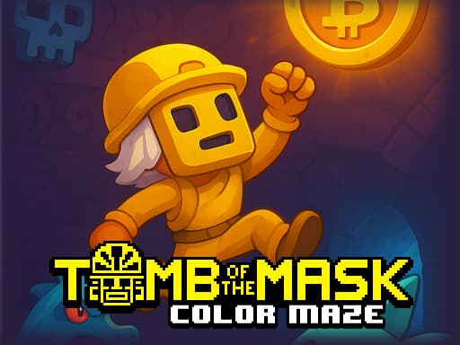 Tomb of the Mask Color Maze游戏截图 - puzzles - 免费在线游戏