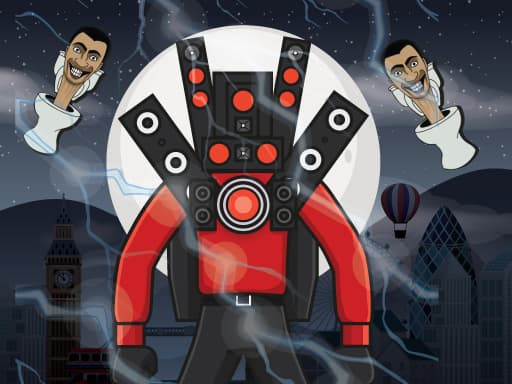 Captura de pantalla del juego Skibidi Survival Challenge  - clicker - Juego gratuito en línea