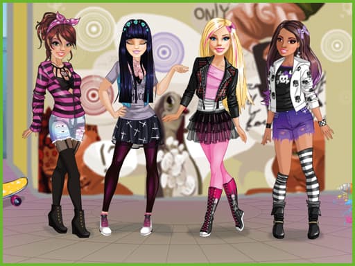 Bonnie Rocker Chick   Dress Up Game game screenshot - girls - Free online game
