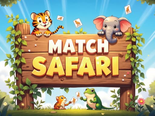 Captura de pantalla del juego Safari Match - puzzles - Juego gratuito en línea