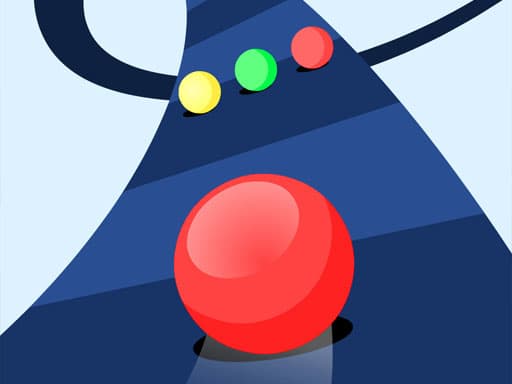 Color Road Ball game screenshot - hypercasual - Free online game