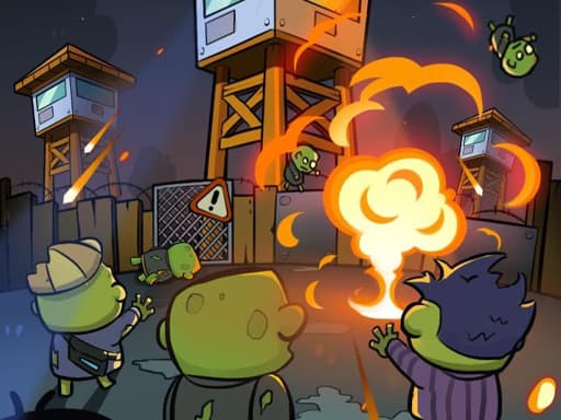 Zombie Towers游戏截图 - arcade - 免费在线游戏