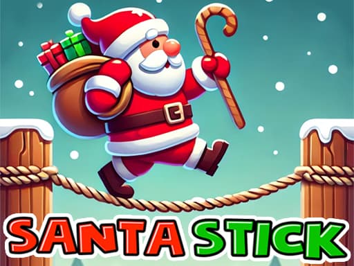 Santa Stick game screenshot - fighting - Free online game