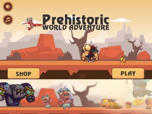Prehistoric World Adventure游戏截图 - arcade - 免费在线游戏