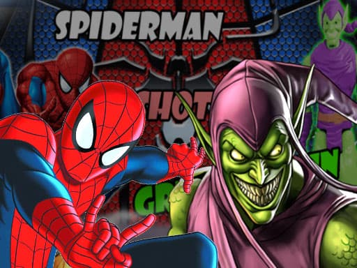 Captura de pantalla del juego Spiderman Shot Green Goblin - shooting - Juego gratuito en línea