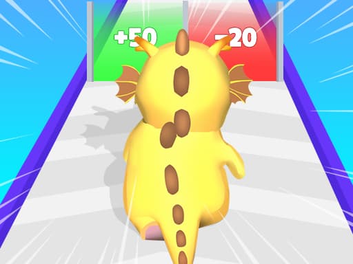 Nailong Rush Run game screenshot - racing - Free online game