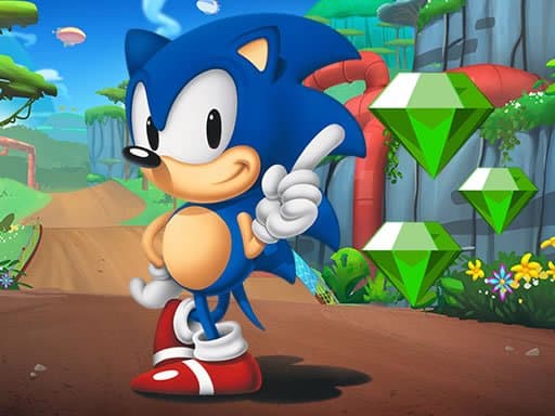 Sonic Hidden Diamonds Game game screenshot - 3d - Free online game