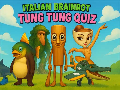 Italian Brainrot tung Tung Quiz游戏截图 - puzzles - 免费在线游戏