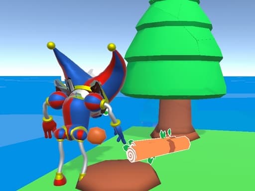 Digital Circus Town Builder game screenshot - action - Free online game