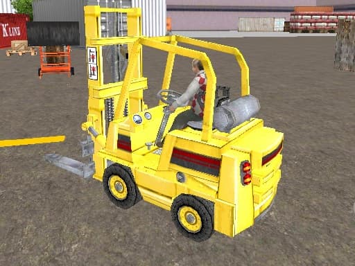 Captura de pantalla del juego Driving Forklift Sim - action - Juego gratuito en línea
