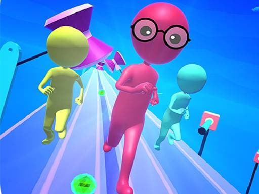 Sky Race 3D game screenshot - hypercasual - Free online game
