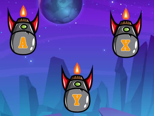 Captura de pantalla del juego Letter Dash - clicker - Juego gratuito en línea