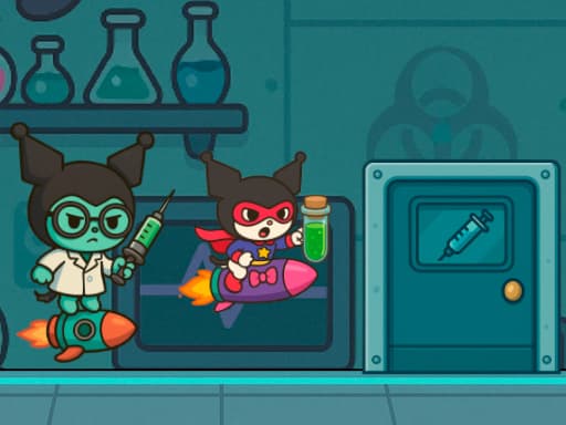 Kitty Kuro Lab Escape game screenshot - arcade - Free online game