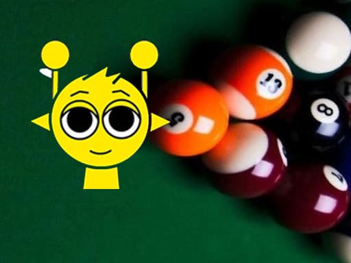 Sprunki 2Players Billiard game screenshot - arcade - Free online game