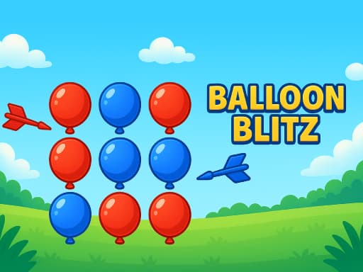 Balloon Blitz game screenshot - puzzles - Free online game