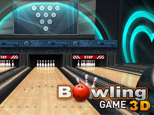 3D Bowling game screenshot - sports - Free online game