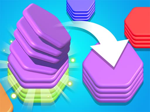 Captura de pantalla del juego Hexa Sort 3D - puzzles - Juego gratuito en línea