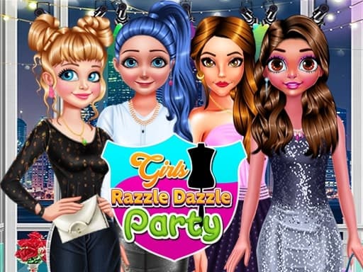 Captura de pantalla del juego Girls Razzle Dazzle Party - girls - Juego gratuito en línea