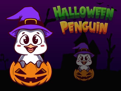 Halloween Penguin game screenshot - hypercasual - Free online game