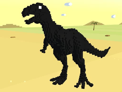 Captura de pantalla del juego Dino T Rex 3D Run - hypercasual - Juego gratuito en línea