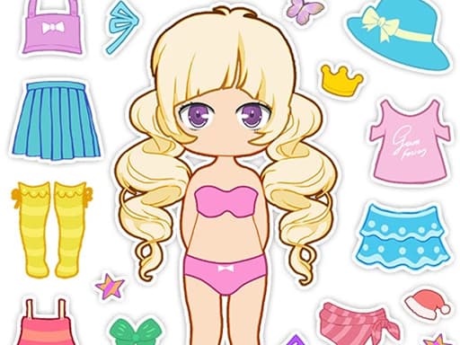 Chibi Doll Makeup Salon game screenshot - girls - Free online game