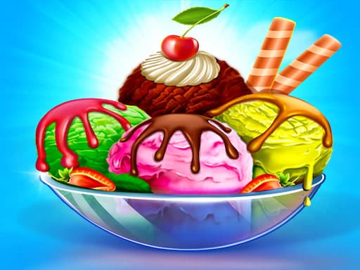 Ice Cream Maker: Food Cooking game screenshot - cooking - Free online game