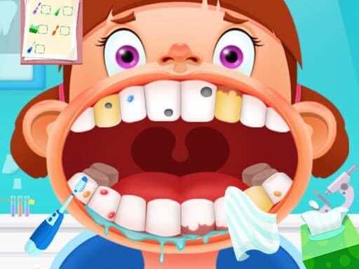 Little Lovely Dentist game screenshot - girls - Free online game