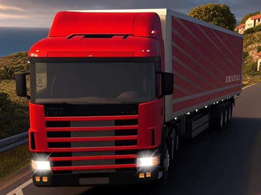 Truck Transport Simulator game screenshot - arcade - Free online game