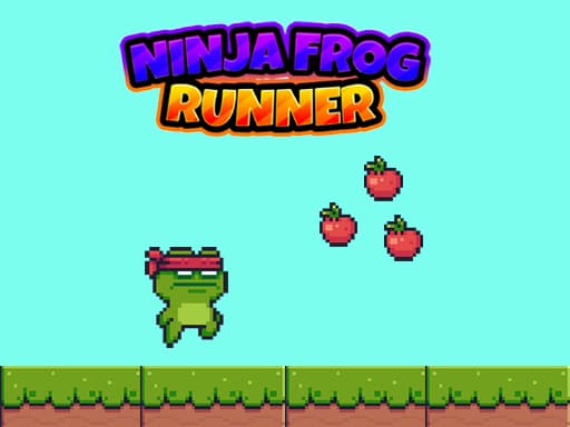 Captura de pantalla del juego Ninja Frog Runner - adventure - Juego gratuito en línea