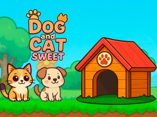 Dog and Cat Sweet game screenshot - adventure - Free online game