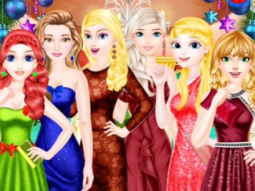 Girls Christmas Ball game screenshot - girls - Free online game
