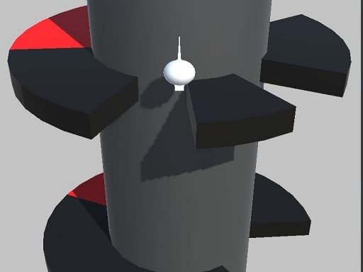 Through the Clouds helix jump game screenshot - hypercasual - Free online game