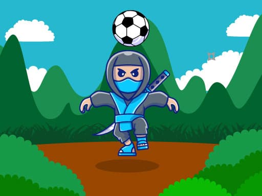 Ninja Head Ball game screenshot - sports - Free online game