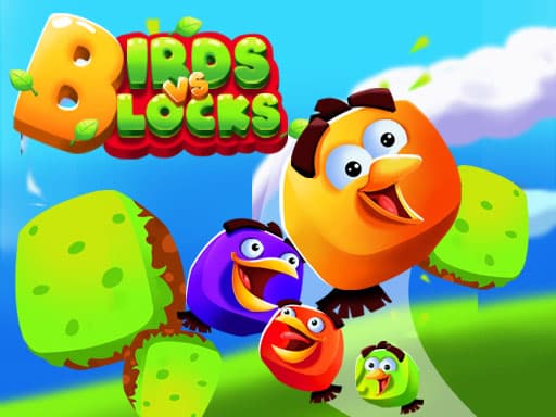 Birds VS Blocks game screenshot - hypercasual - Free online game