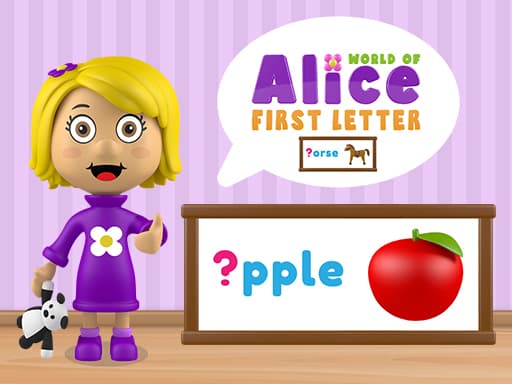 World of Alice   First Letter游戏截图 - puzzles - 免费在线游戏