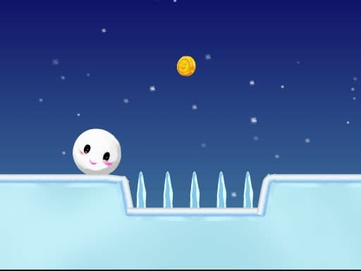 SnowBall Adventure游戏截图 - arcade - 免费在线游戏
