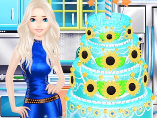 How To Make A Ice Themed Cake游戏截图 - girls - 免费在线游戏