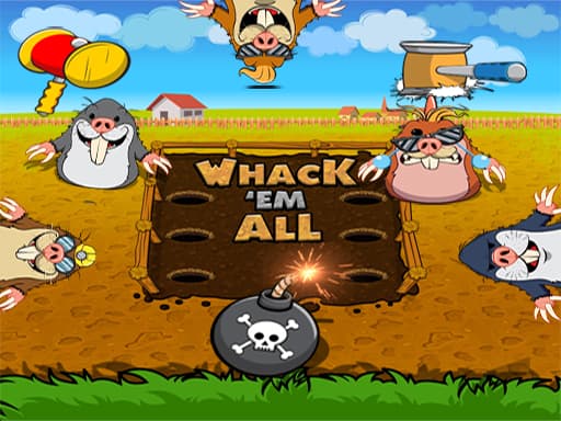 Whack e m All game screenshot - soccer - Free online game