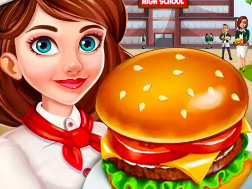 Hamburger Cooking Game game screenshot - girls - Free online game