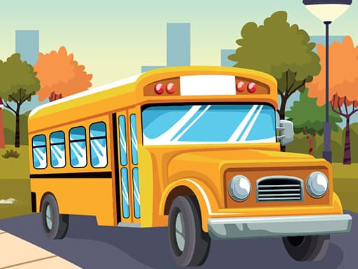 Captura de pantalla del juego School Bus - racing - Juego gratuito en línea