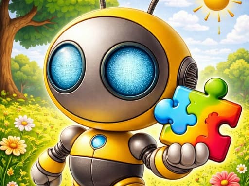 Captura de pantalla del juego Sprunki Puzzle Time - puzzles - Juego gratuito en línea
