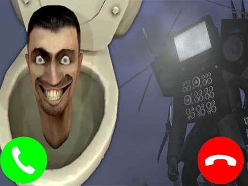 Captura de pantalla del juego Skibidi Toilet Video Call - puzzles - Juego gratuito en línea
