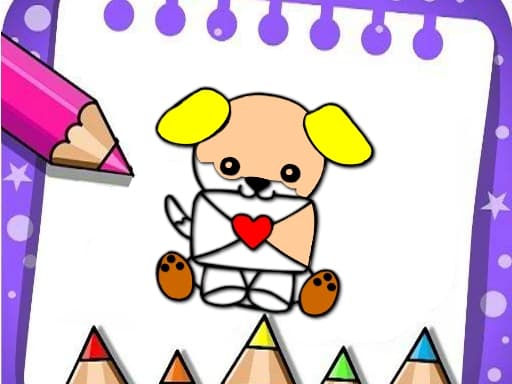 Easy Coloring Valentine game screenshot - hypercasual - Free online game
