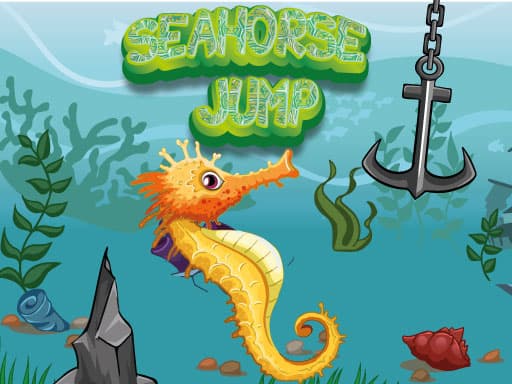 Seahorse Jump game screenshot - hypercasual - Free online game