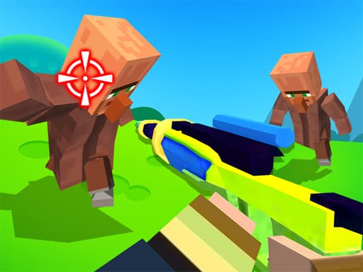 Craft Man Vs Giant TNT game screenshot - hypercasual - Free online game
