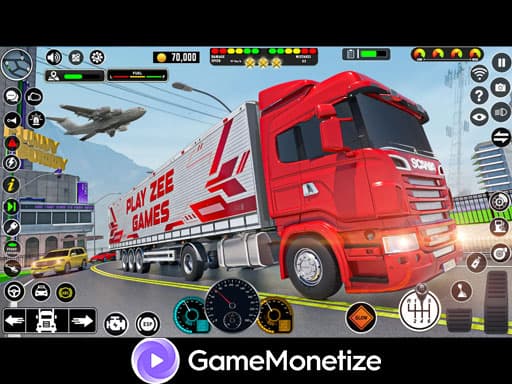 Captura de pantalla del juego Crazy car transport truck - adventure - Juego gratuito en línea