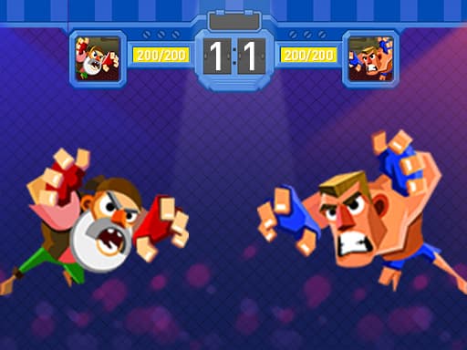 Captura de pantalla del juego Wrestling King - sports - Juego gratuito en línea
