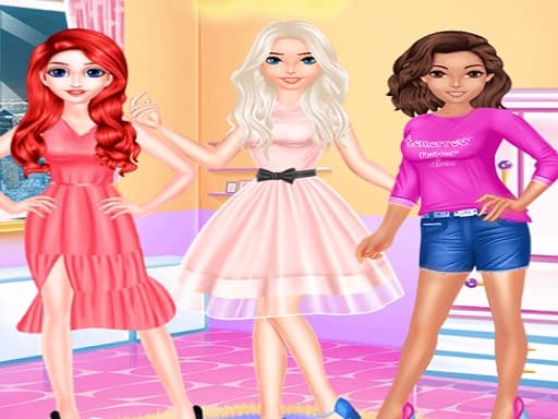 Girls Summer Dress up game screenshot - multiplayer - Free online game
