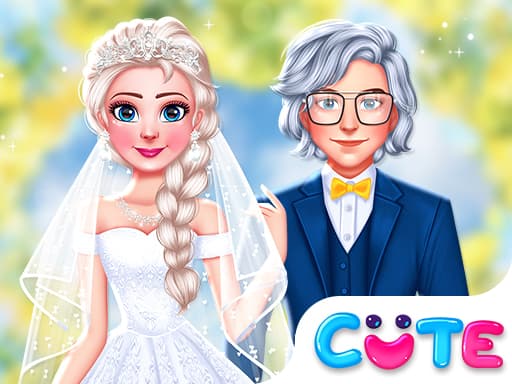 Captura de pantalla del juego Frozen Sisters Dream Wedding - girls - Juego gratuito en línea