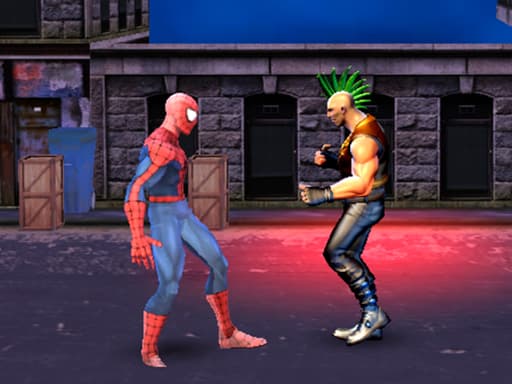 Captura de pantalla del juego Spiderman: Street Fighter - adventure - Juego gratuito en línea